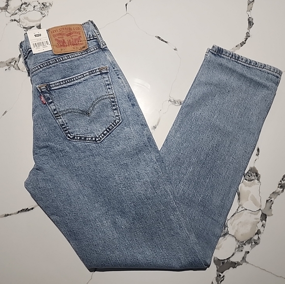 Levis 511 Slim Stretch Blue Jeans Men's Size 31x32 NWT MSRP $69.50 - Picture 2 of 4